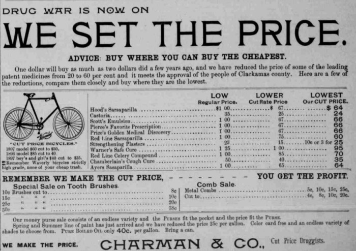 bicycle ad Charman Bros